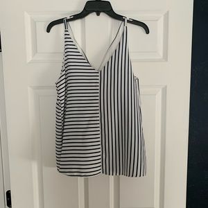 Black and White Topshop Tank in US Size 8